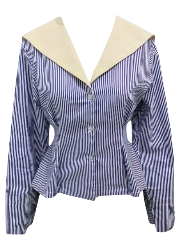 Binar Top - Cream Collar